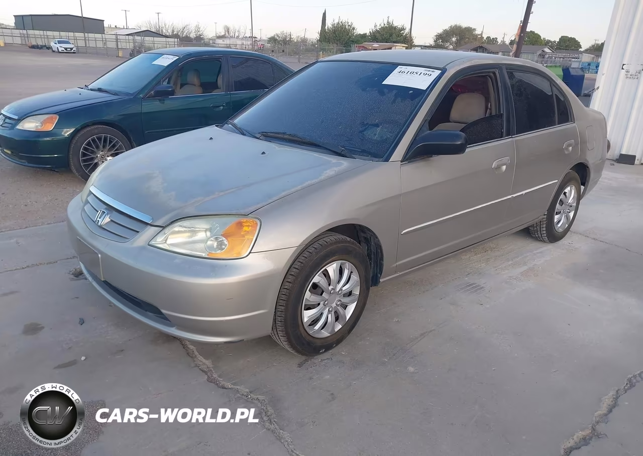 2002 Honda Civic Lx VIN:2HGES16682H598503 - 2