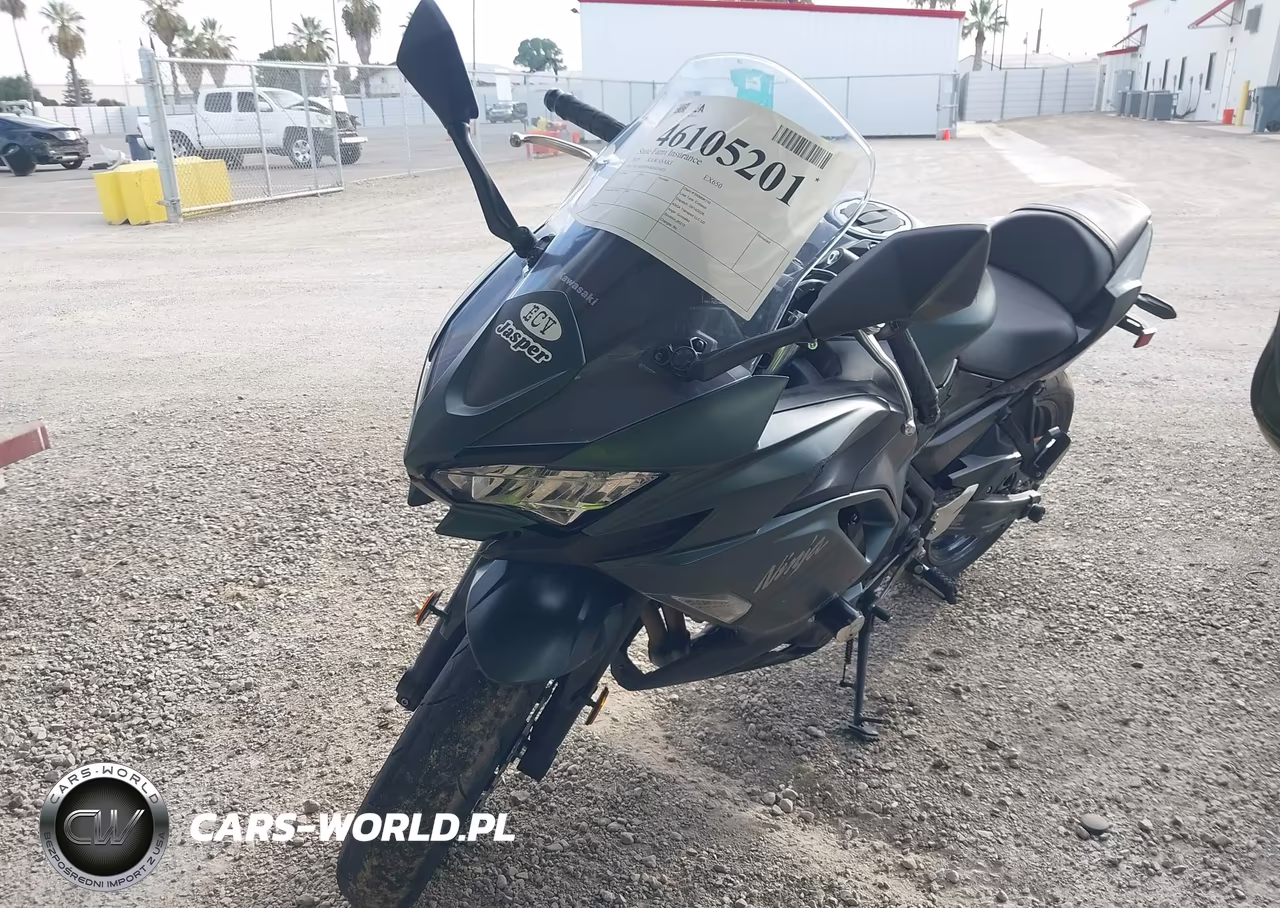 2025 Kawasaki Ex650 P VIN:ML5EXEP14SDAG5435 - 2