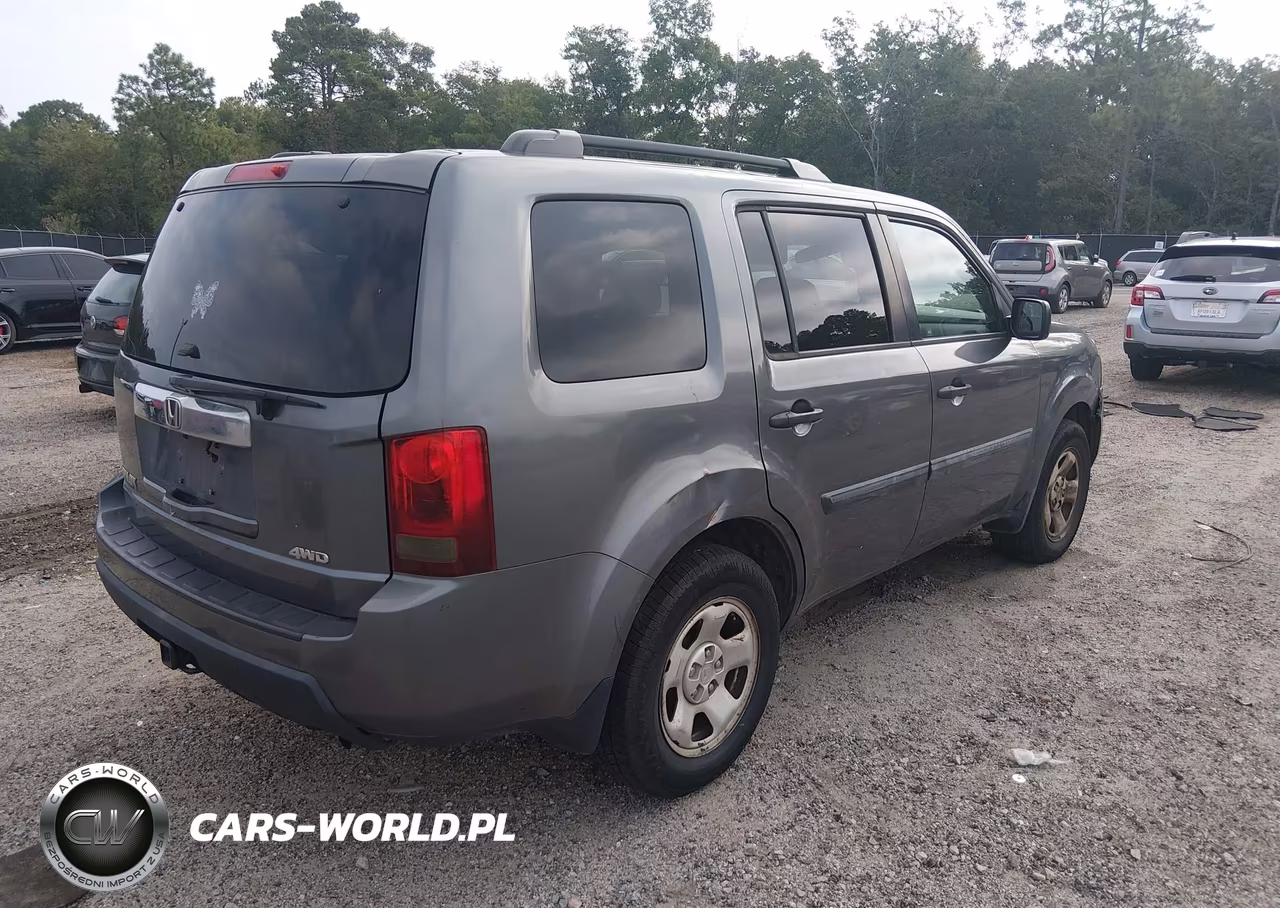 2011 Honda Pilot Lx VIN:5FNYF4H26BB094341 - 4