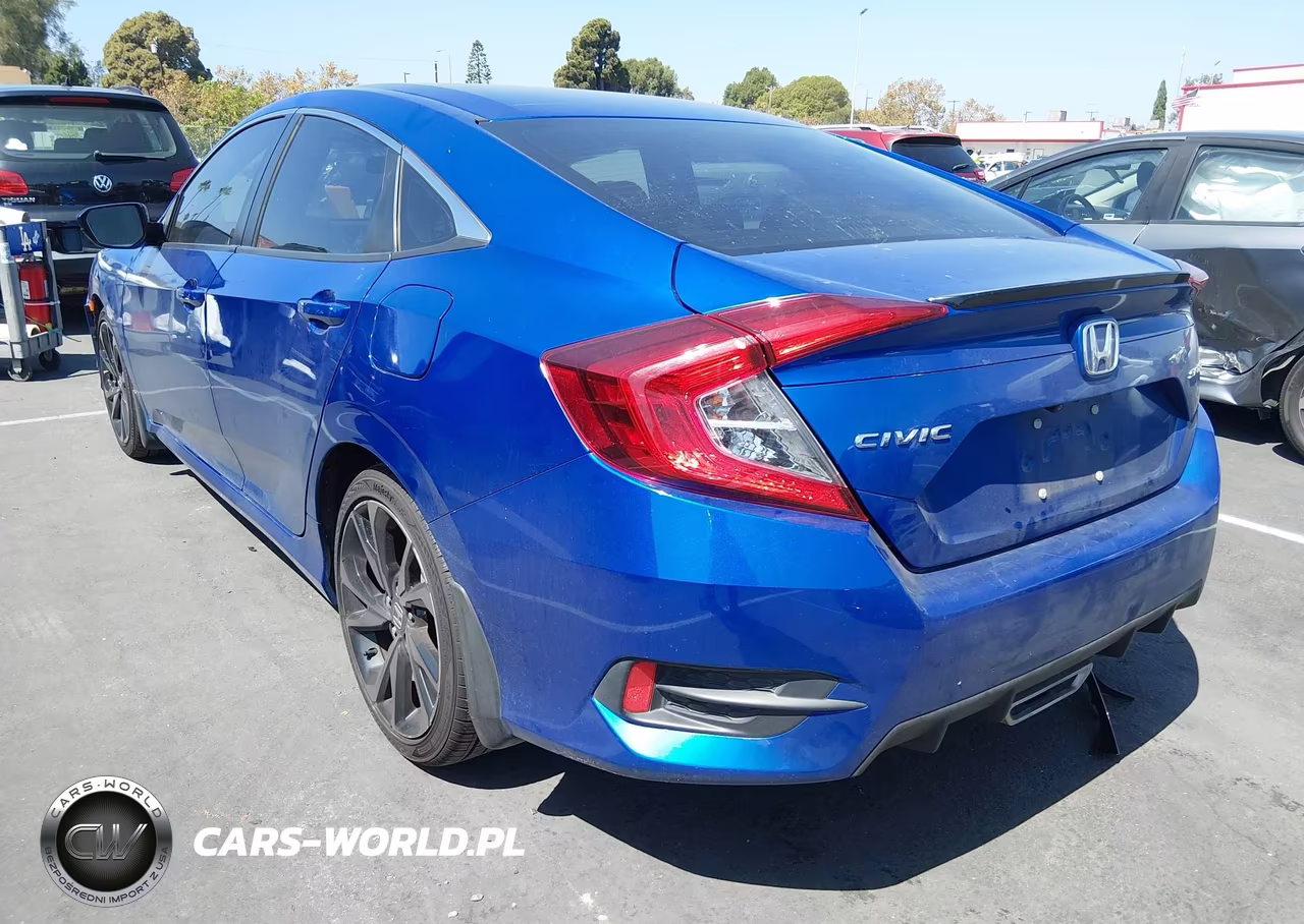 2020 Honda Civic Sport VIN:2HGFC2F8XLH550317 - 3