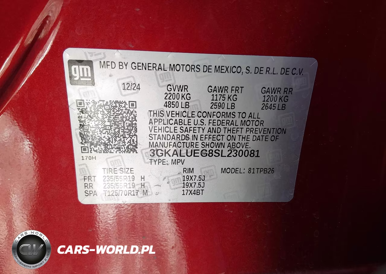 2025 GMC Terrain Awd Elevation VIN:3GKALUEG8SL230081 - 9