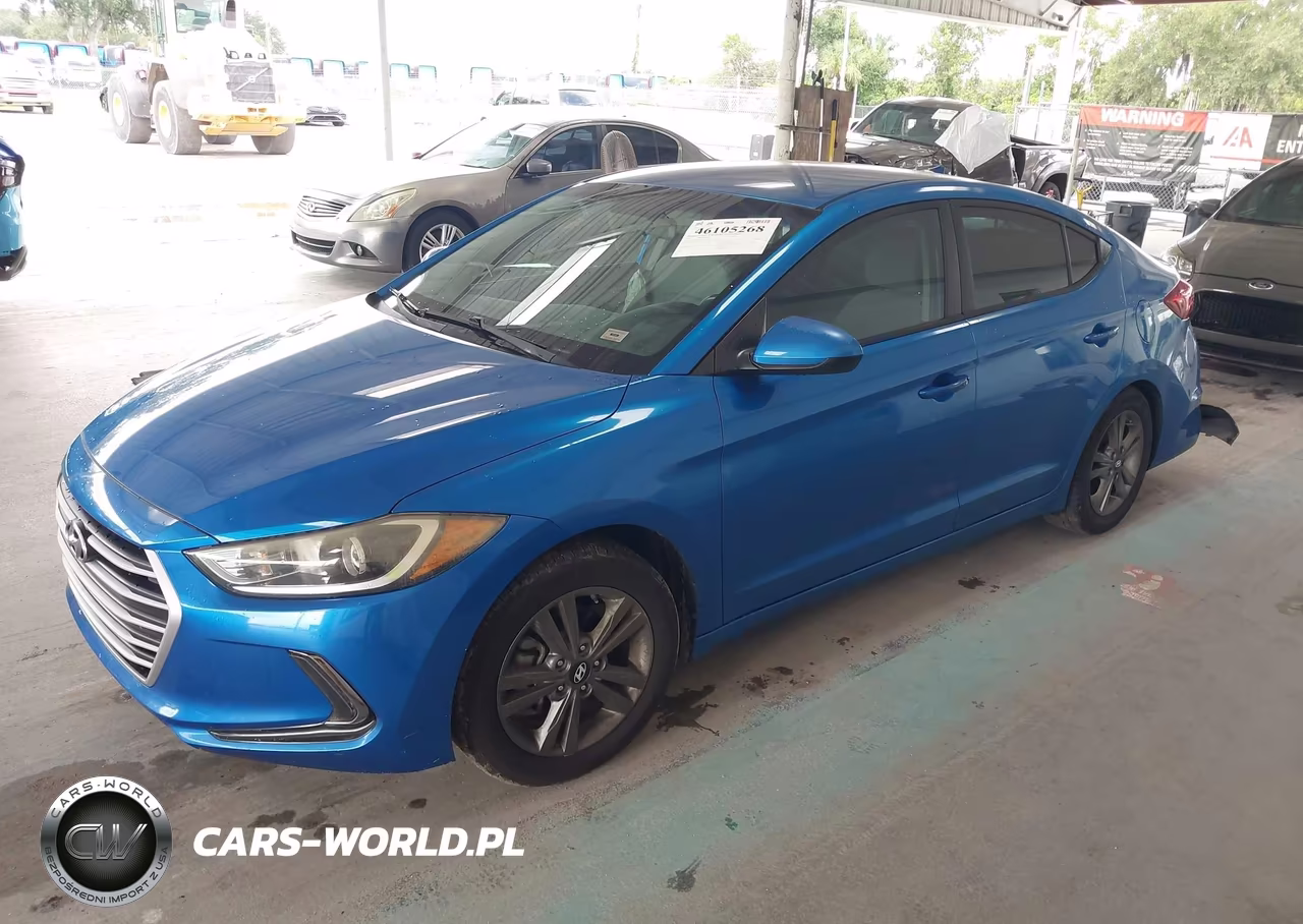 2017 Hyundai Elantra Se VIN:KMHD84LF8HU145109 - 2