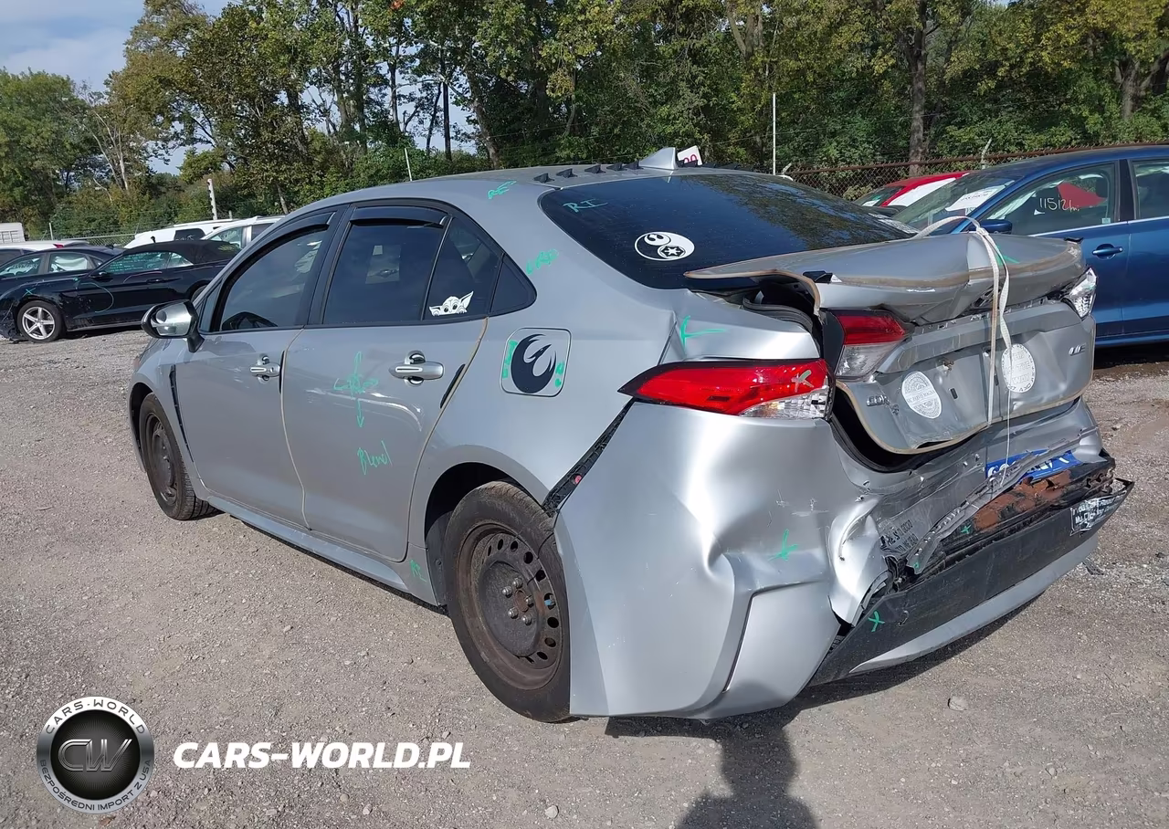 2020 Toyota Corolla Le VIN:JTDEPRAE6LJ023507 - 3