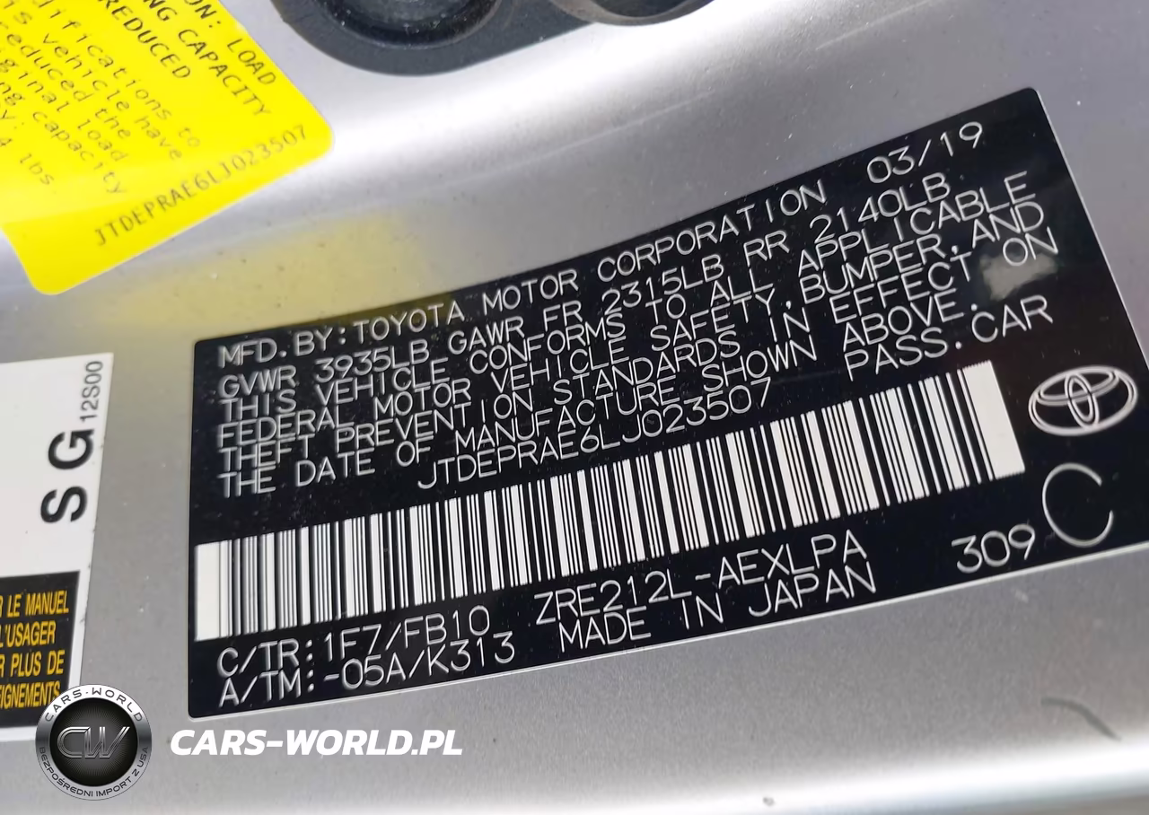 2020 Toyota Corolla Le VIN:JTDEPRAE6LJ023507 - 9