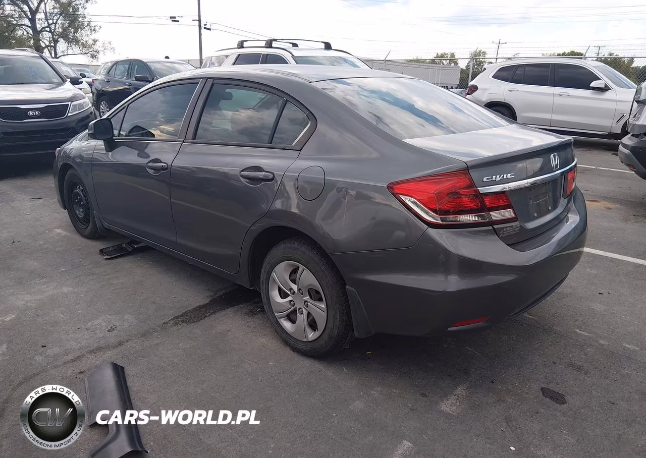 2013 Honda Civic Lx VIN:19XFB2F57DE031312 - 3