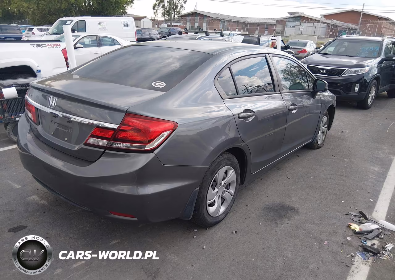 2013 Honda Civic Lx VIN:19XFB2F57DE031312 - 4