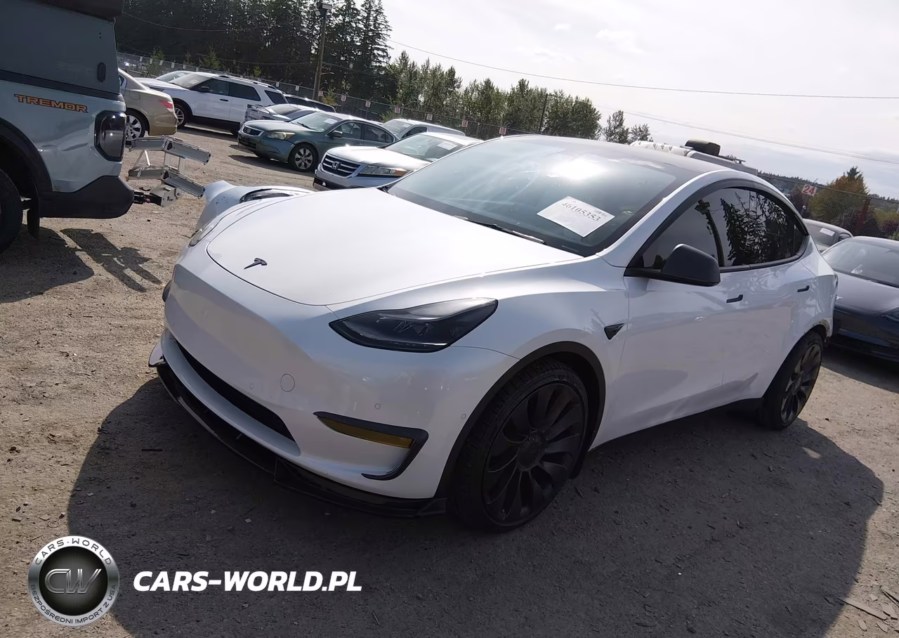 2021 Tesla Model Y Performance Dual Motor All-Wheel Drive VIN:5YJYGDEF2MF258224 - 2