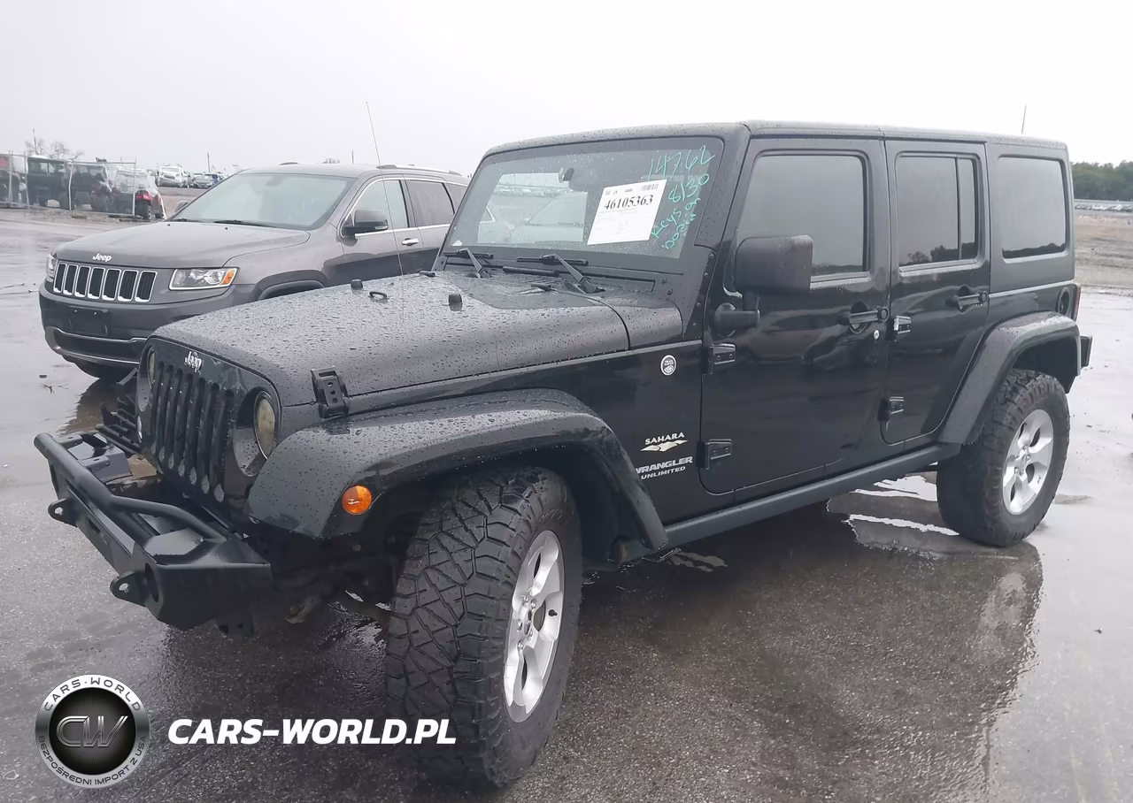 2014 Jeep Wrangler Unlimited Sahara VIN:1C4BJWEG4EL163755 - 2