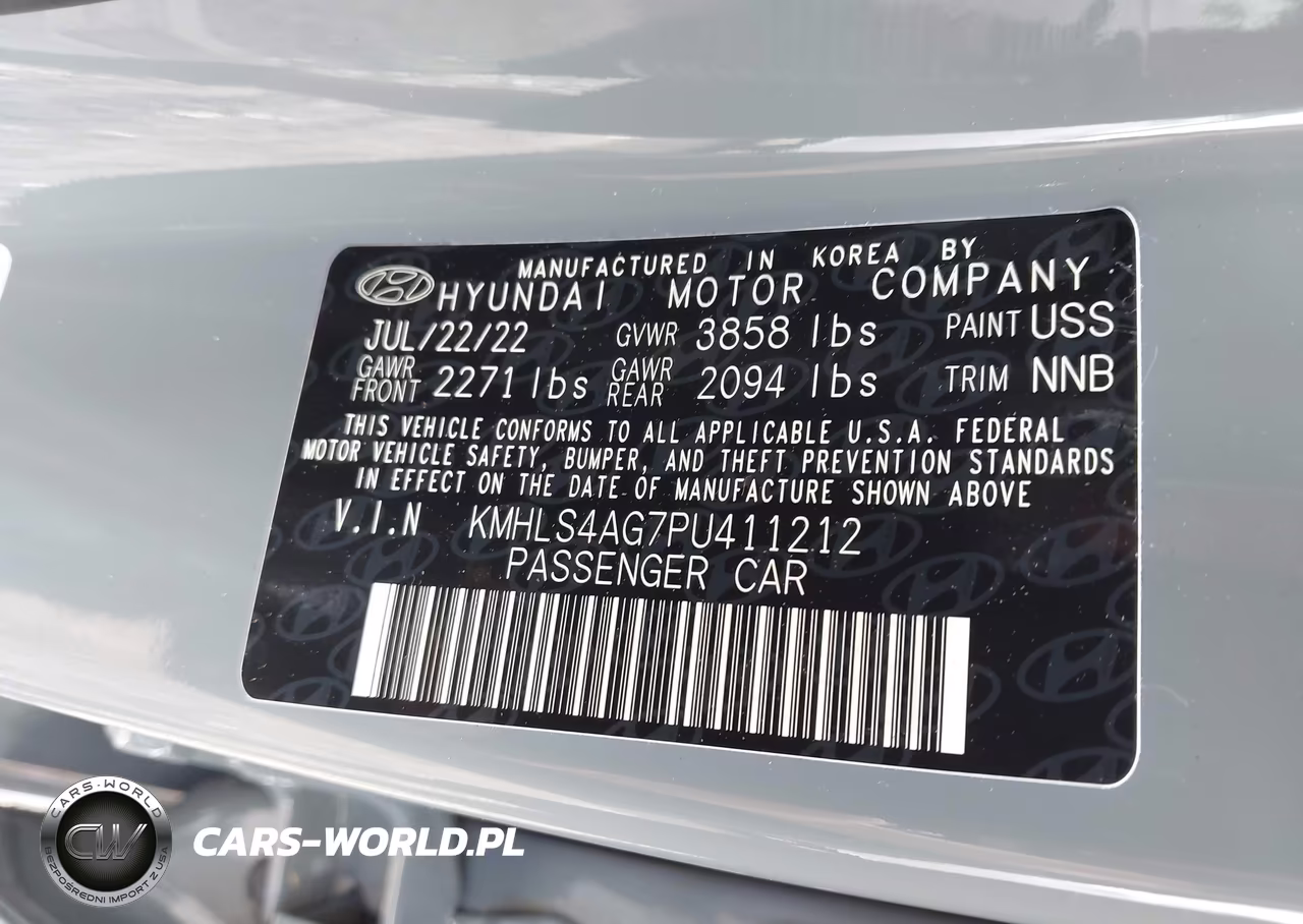 2023 Hyundai Elantra Sel VIN:KMHLS4AG7PU411212 - 9