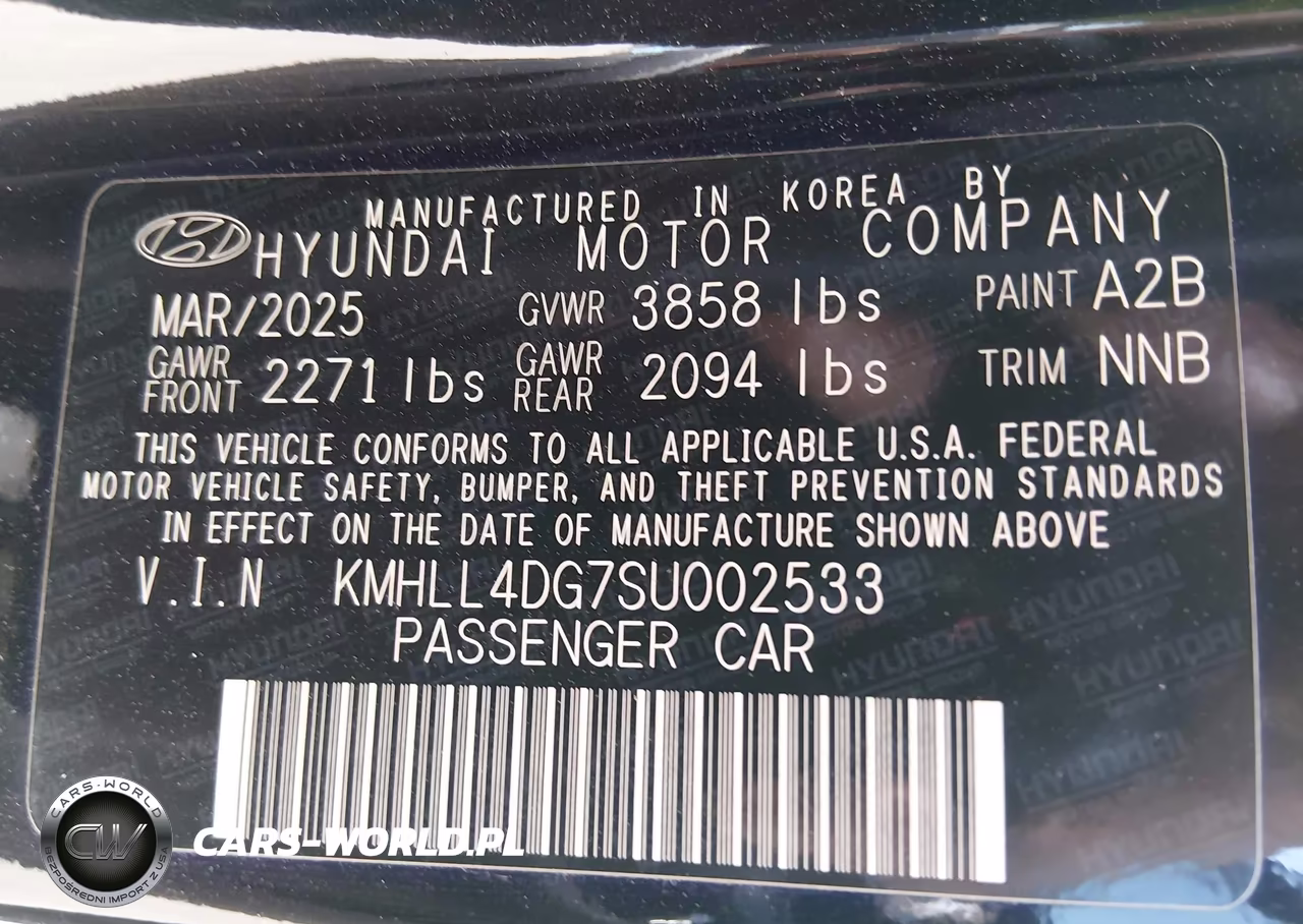 2025 Hyundai Elantra Se VIN:KMHLL4DG7SU002533 - 9