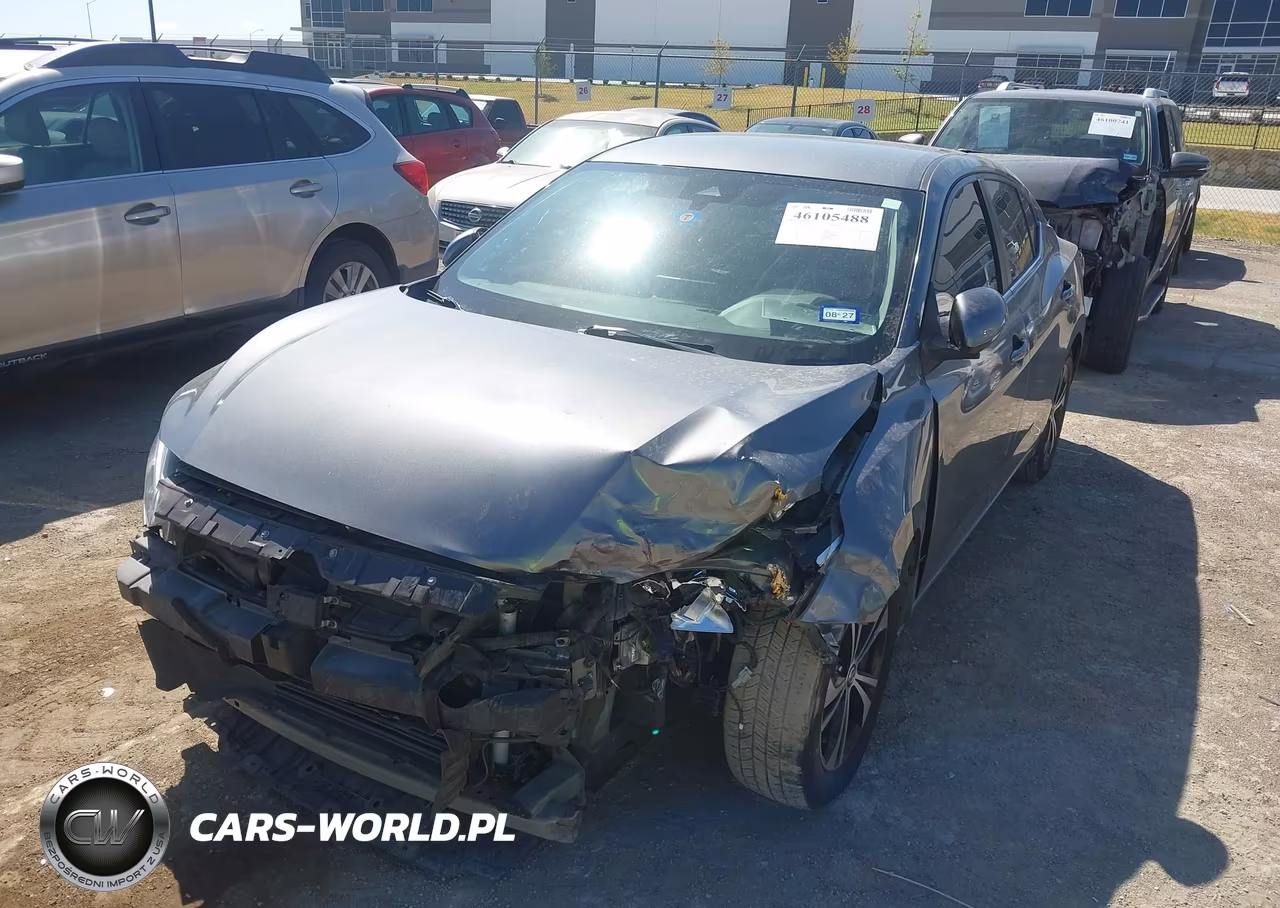 2020 Nissan Sentra Sv Xtronic Cvt VIN:3N1AB8CV7LY211035 - 2