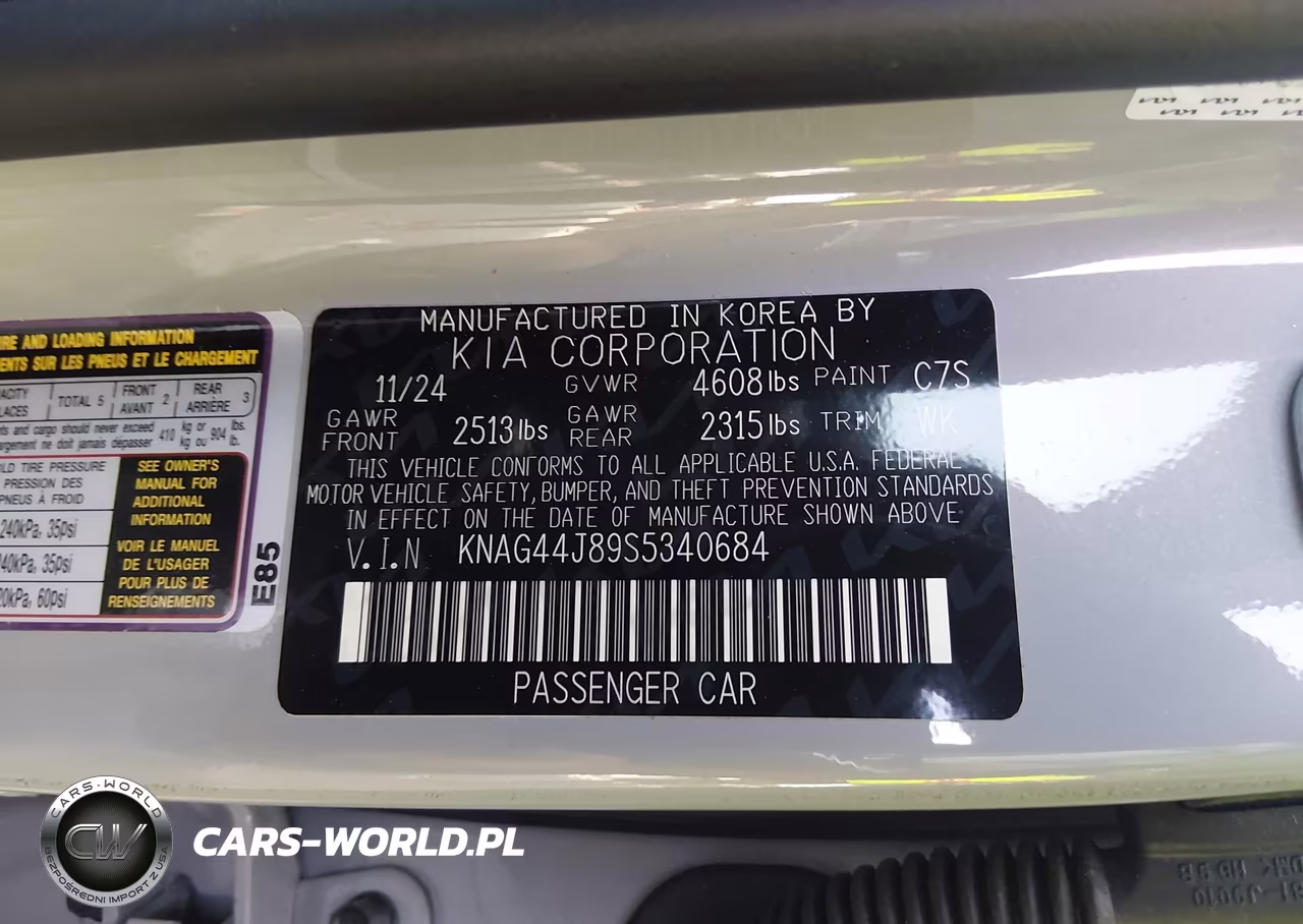 2025 Kia K5 Gt VIN:KNAG44J89S5340684 - 9