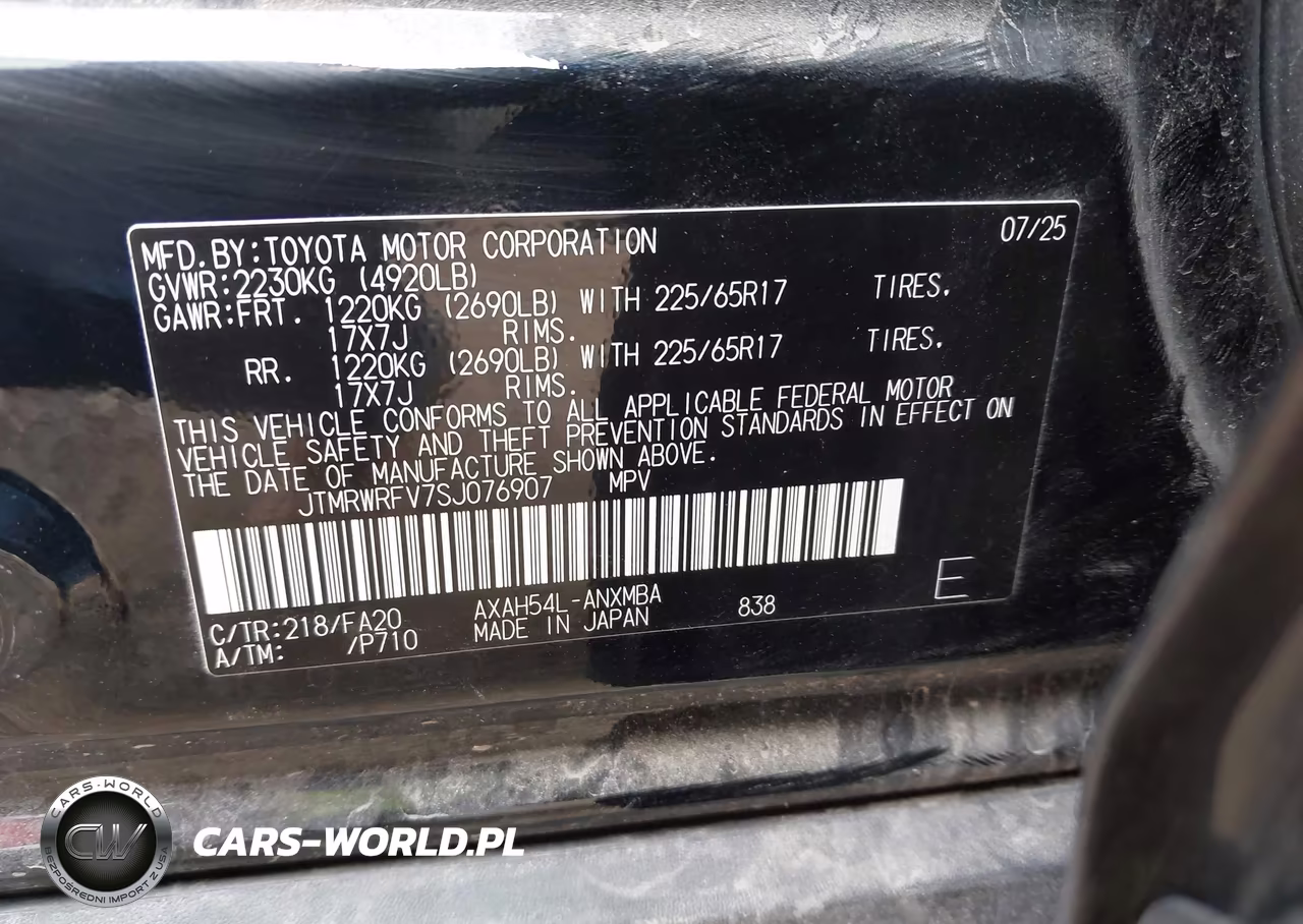 2025 Toyota Rav4 Hybrid Xle VIN:JTMRWRFV7SJ076907 - 9