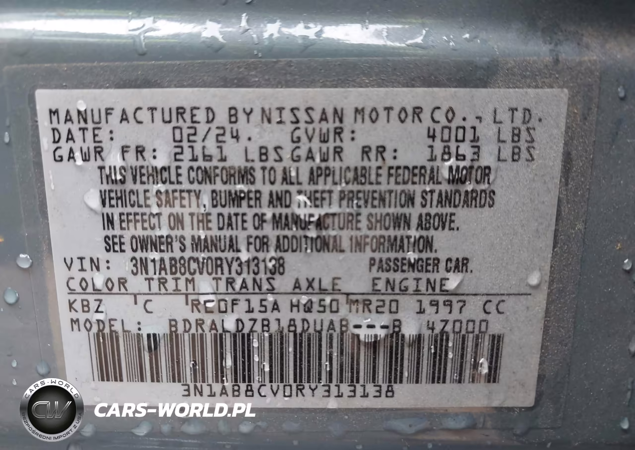 2024 Nissan Sentra Sv Xtronic Cvt VIN:3N1AB8CV0RY313138 - 9