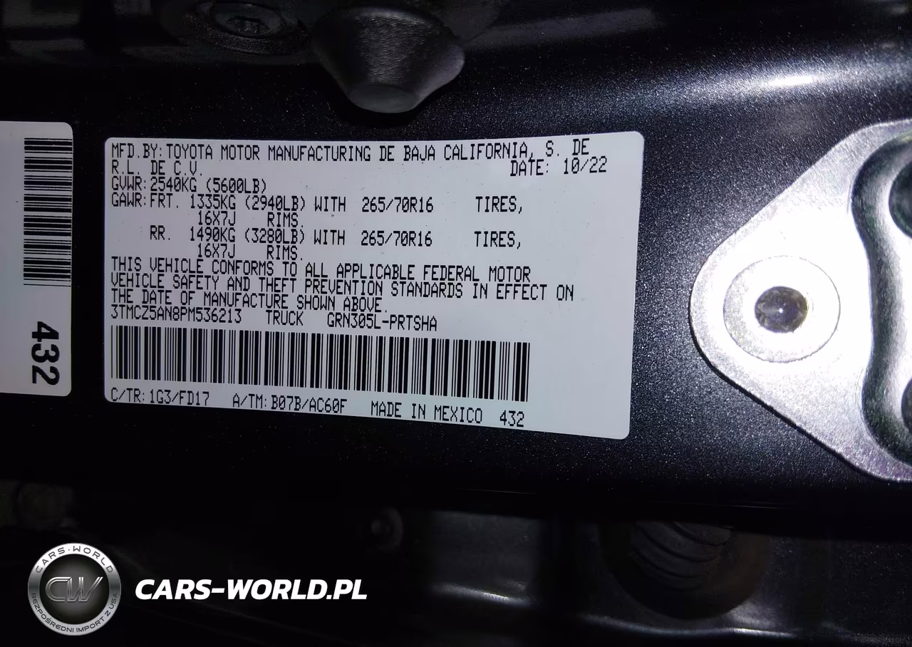 2023 Toyota Tacoma Trd Off Road VIN:3TMCZ5AN8PM536213 - 9