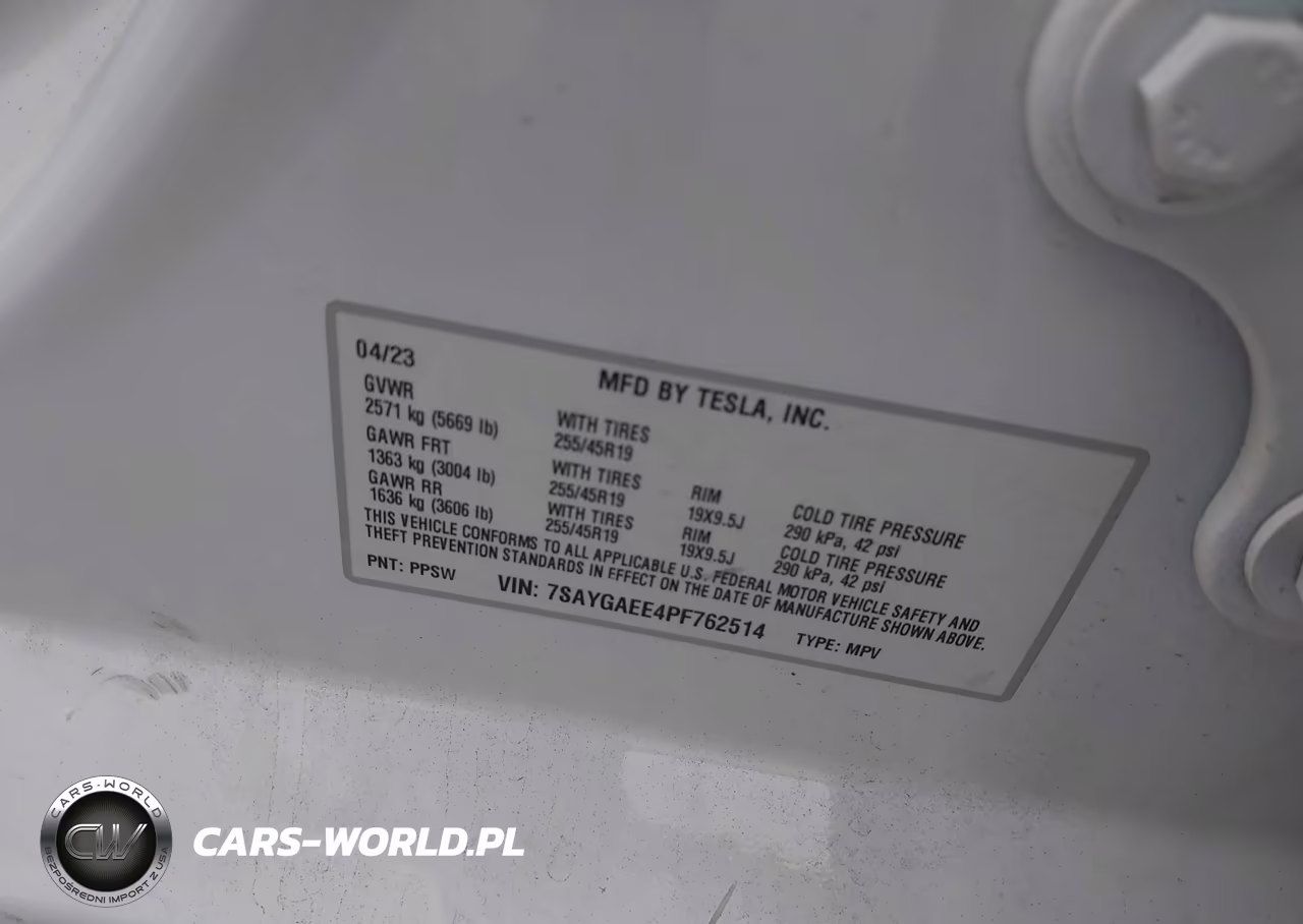 2023 Tesla Model Y Awd-Long Range Dual Motor All-Wheel Drive VIN:7SAYGAEE4PF762514 - 9