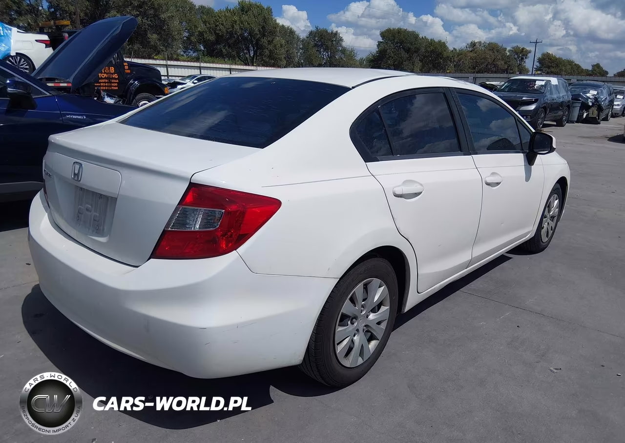 2012 Honda Civic Lx VIN:2HGFB2F51CH592528 - 4