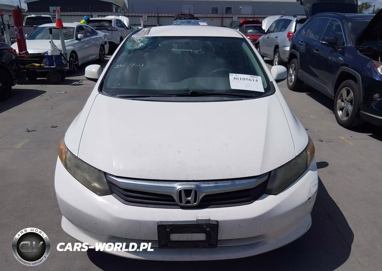 2012 Honda Civic Lx VIN:2HGFB2F51CH592528 - 6