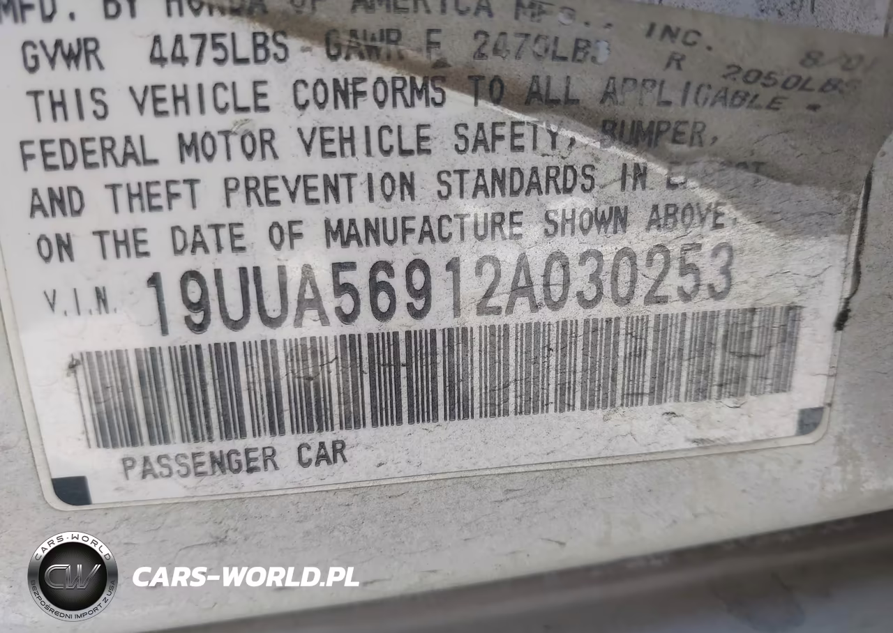 2002 Acura Tl 3.2 Type S VIN:19UUA56912A030253 - 9