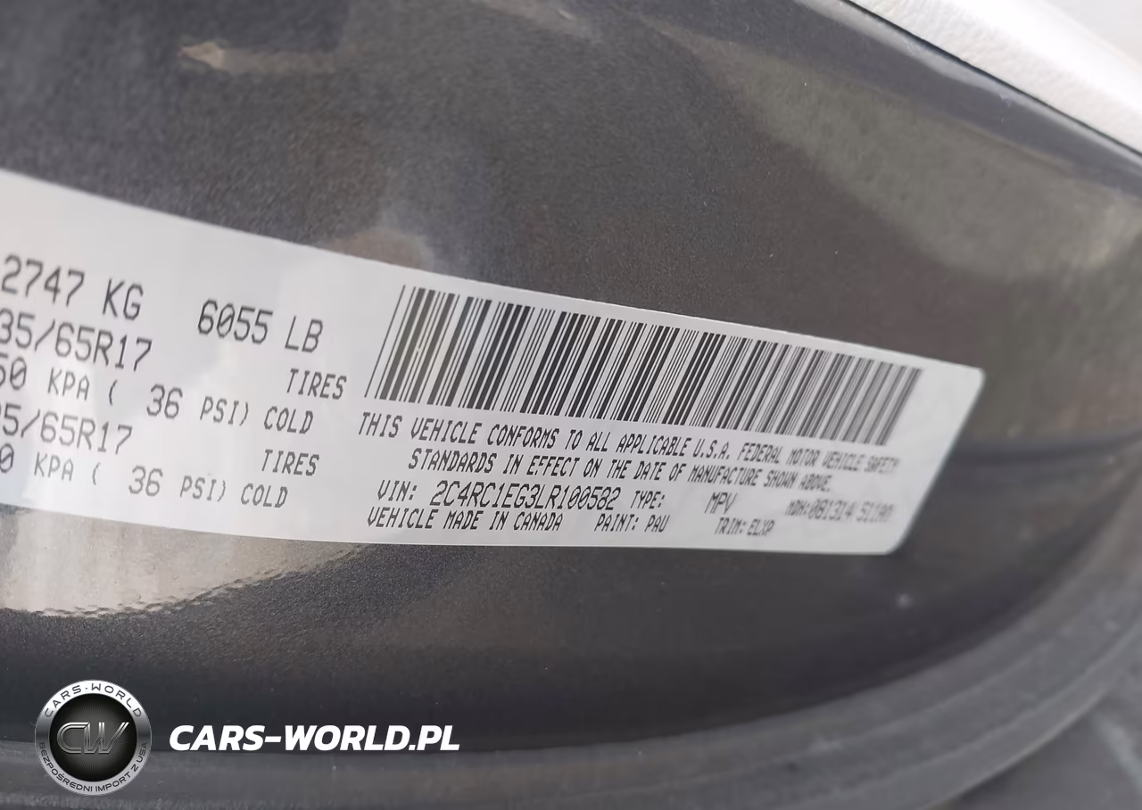 2020 Chrysler Pacifica Touring L Plus VIN:2C4RC1EG3LR100582 - 9