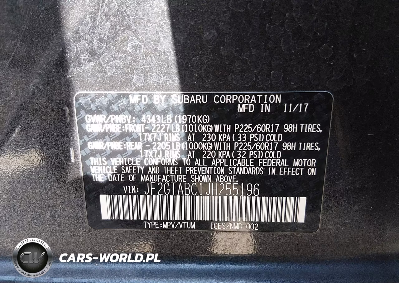 2018 Subaru Crosstrek 2.0I Premium VIN:JF2GTABC1JH255196 - 9