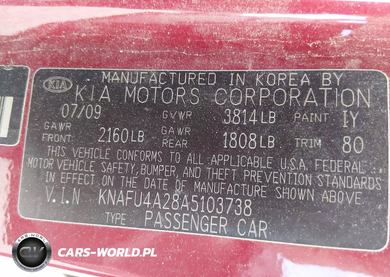 2010 Kia Forte Ex VIN:KNAFU4A28A5103738 - 9