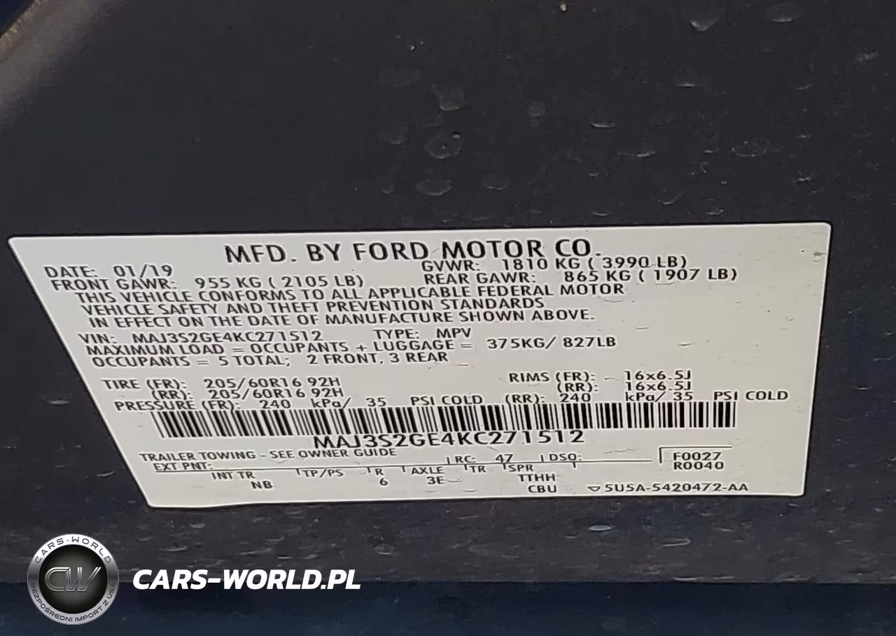 2019 Ford Ecosport Se VIN:MAJ3S2GE4KC271512 - 9