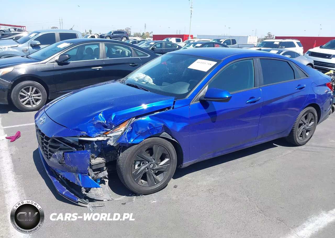 2022 Hyundai Elantra Sel VIN:KMHLM4AG7NU335546 - 2