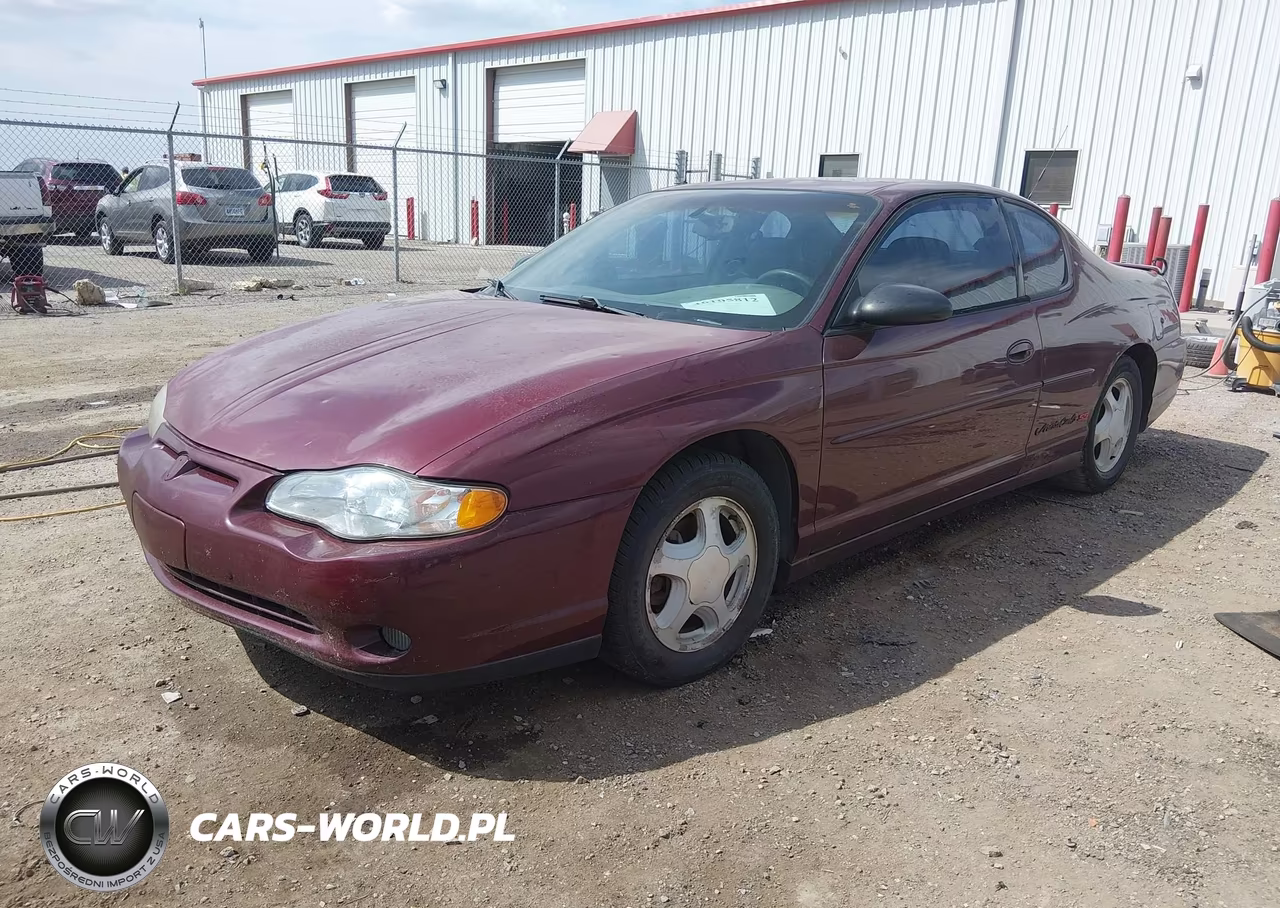 2002 Chevrolet Monte Carlo Ss VIN:2G1WX15K229274226 - 2