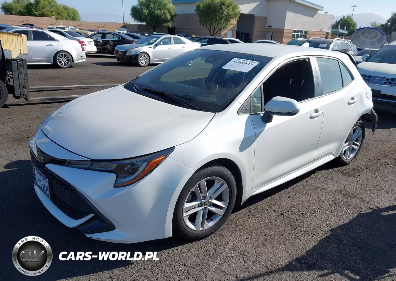 2019 Toyota Corolla Se VIN:JTNK4RBE3K3026289 - 2