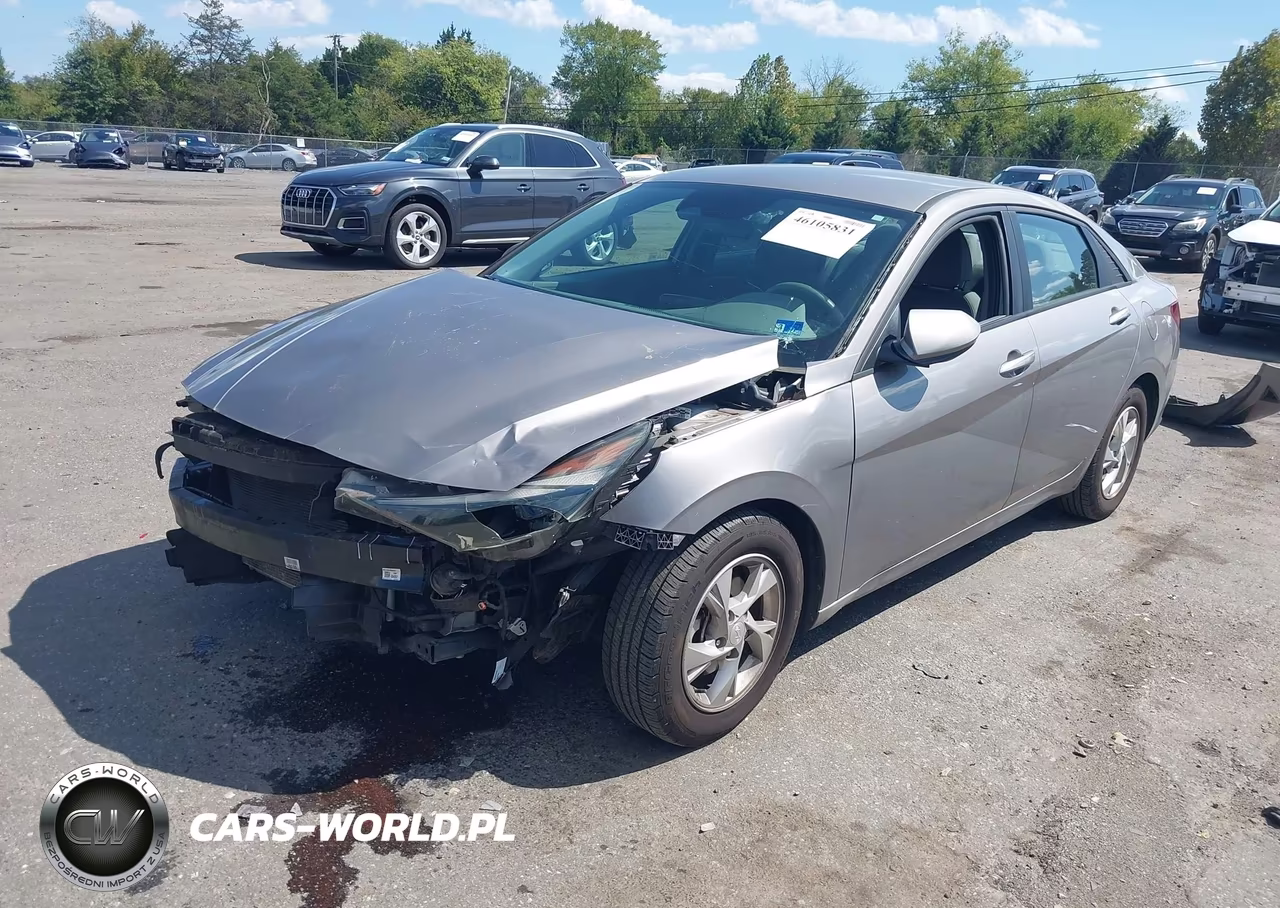 2021 Hyundai Elantra Se VIN:KMHLL4AG2MU121954 - 2