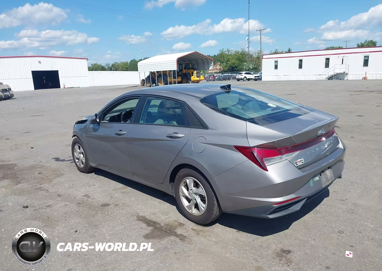 2021 Hyundai Elantra Se VIN:KMHLL4AG2MU121954 - 3