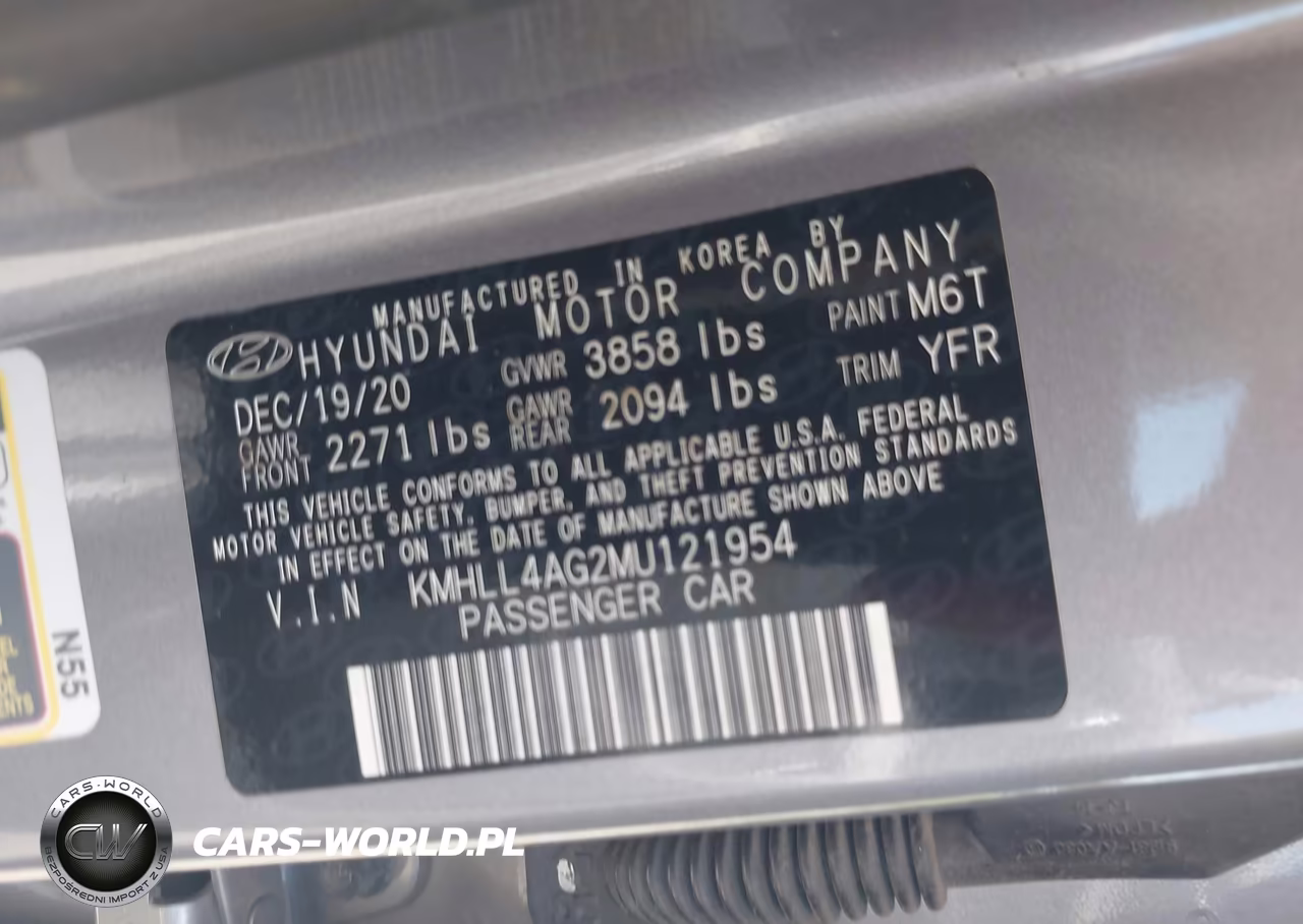2021 Hyundai Elantra Se VIN:KMHLL4AG2MU121954 - 9