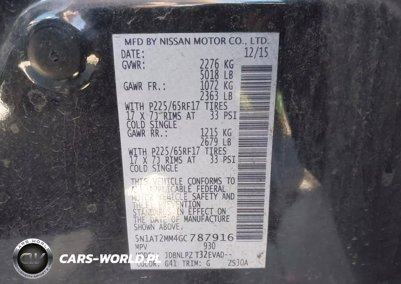 2016 Nissan Rogue S VIN:5N1AT2MM4GC787916 - 9