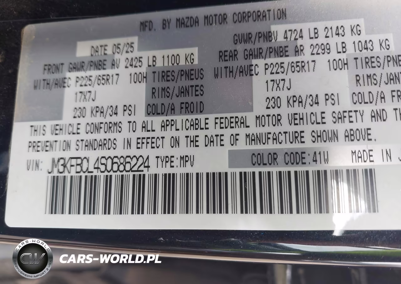 2025 Mazda Cx-5 2.5 S Preferred VIN:JM3KFBCL4S0686224 - 9