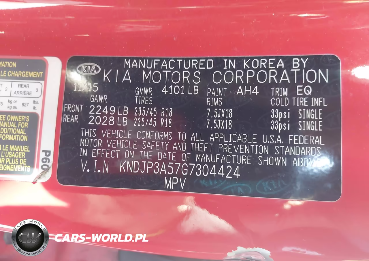 2016 Kia Soul + VIN:KNDJP3A57G7304424 - 9