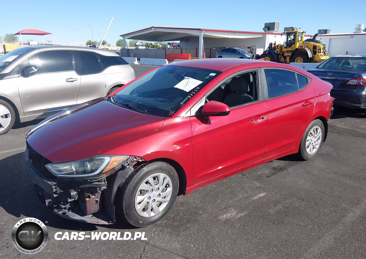2017 Hyundai Elantra Se VIN:KMHD74LF0HU394538 - 2