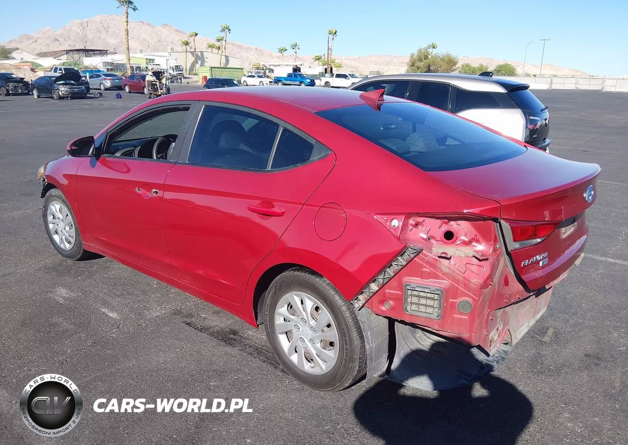 2017 Hyundai Elantra Se VIN:KMHD74LF0HU394538 - 3