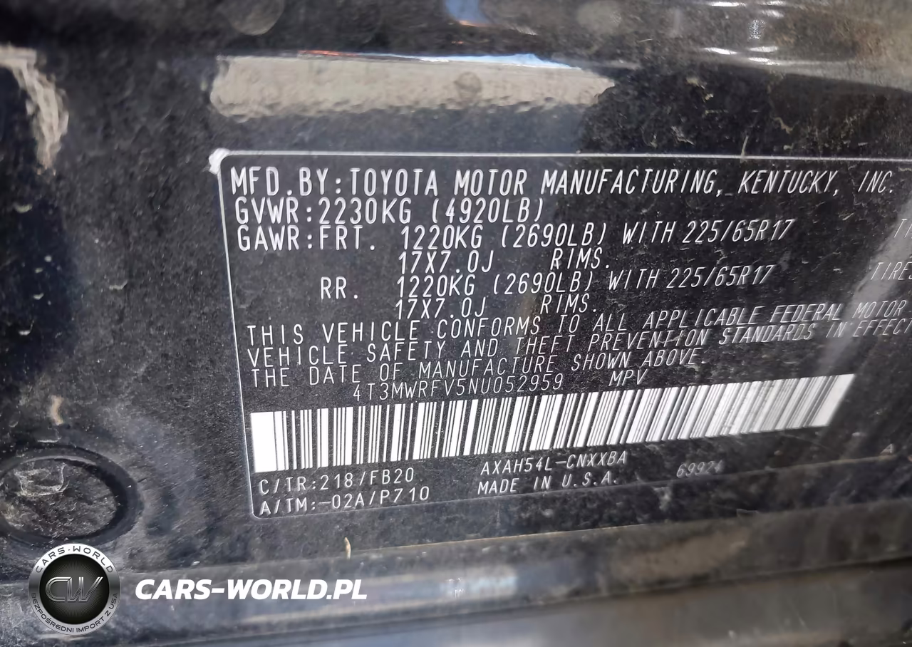 2022 Toyota Rav4 Hybrid Le VIN:4T3MWRFV5NU052959 - 9