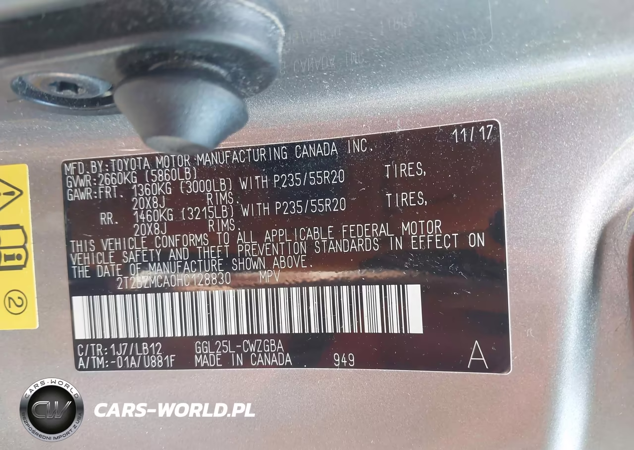 2017 Lexus Rx 350 VIN:2T2BZMCA0HC128830 - 9