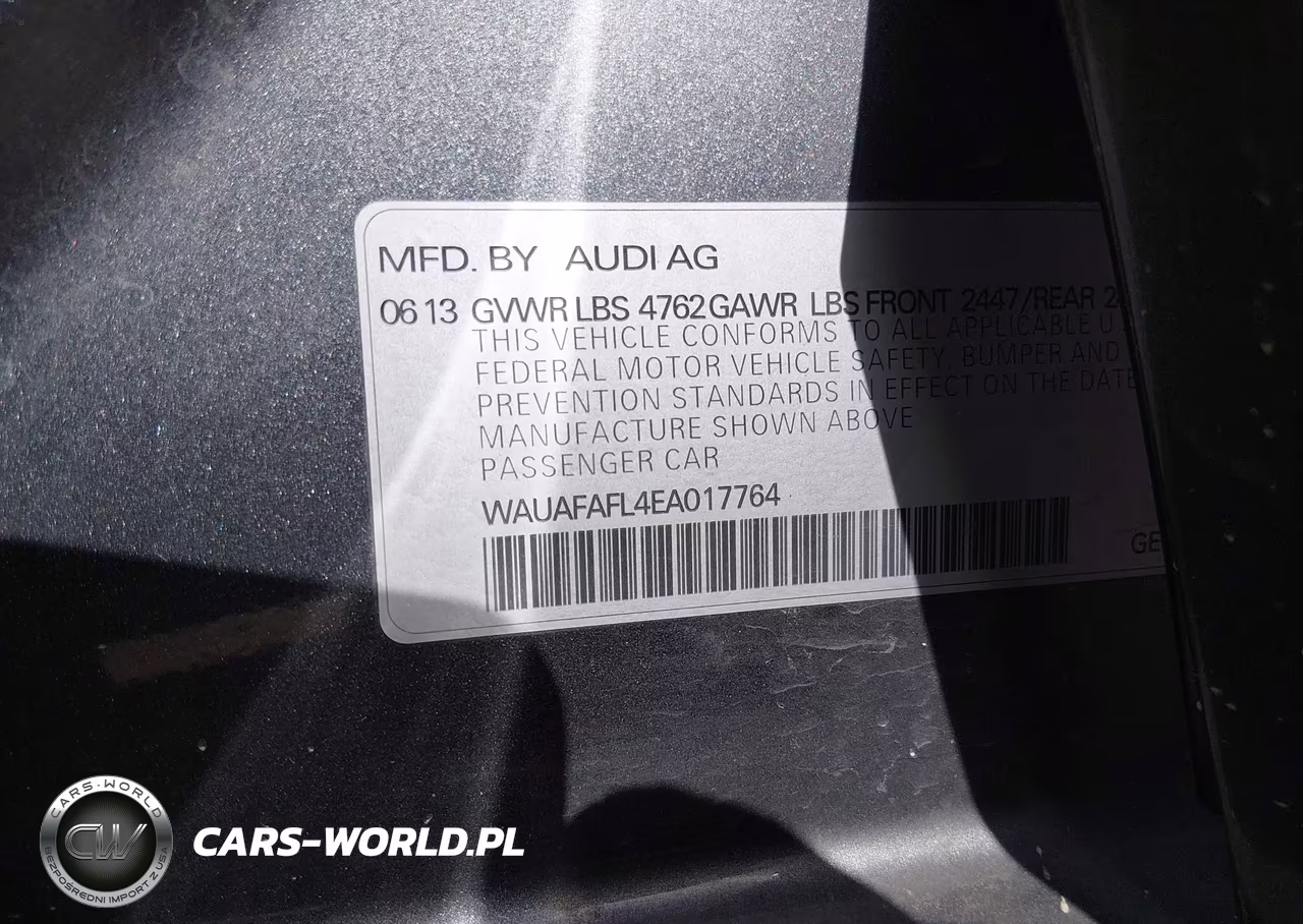 2014 Audi A4 2.0T Premium VIN:WAUAFAFL4EA017764 - 9