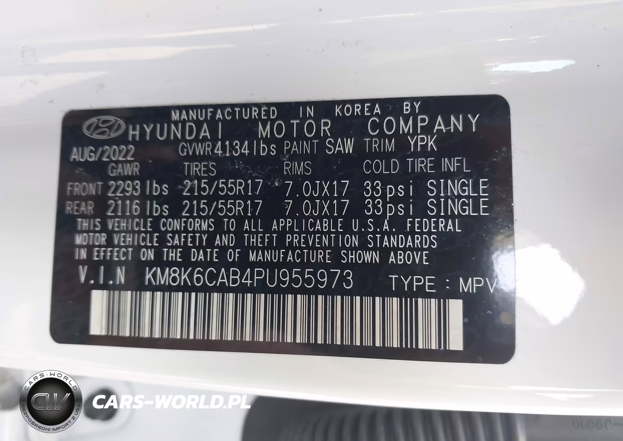2023 Hyundai Kona Sel VIN:KM8K6CAB4PU955973 - 9