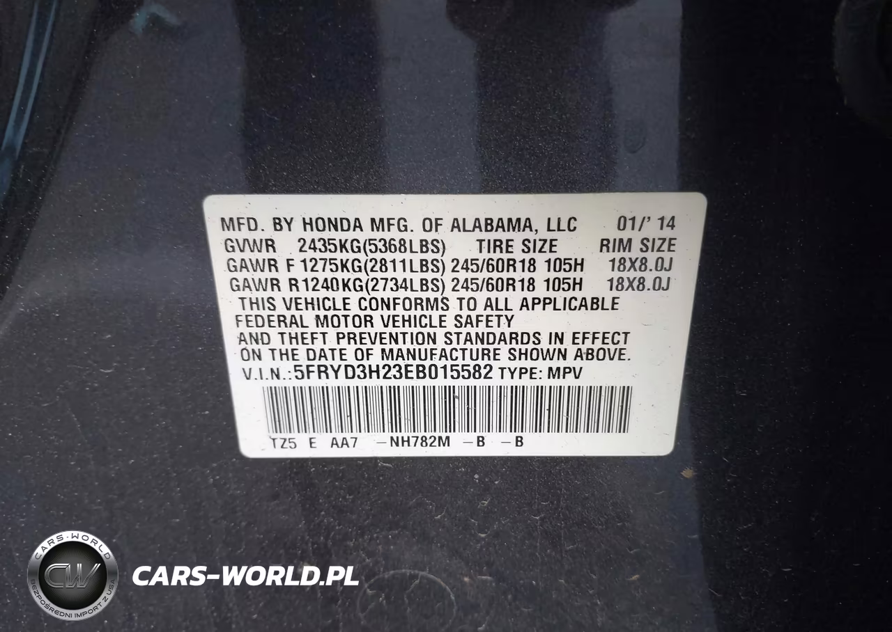 2014 Acura Mdx VIN:5FRYD3H23EB015582 - 9