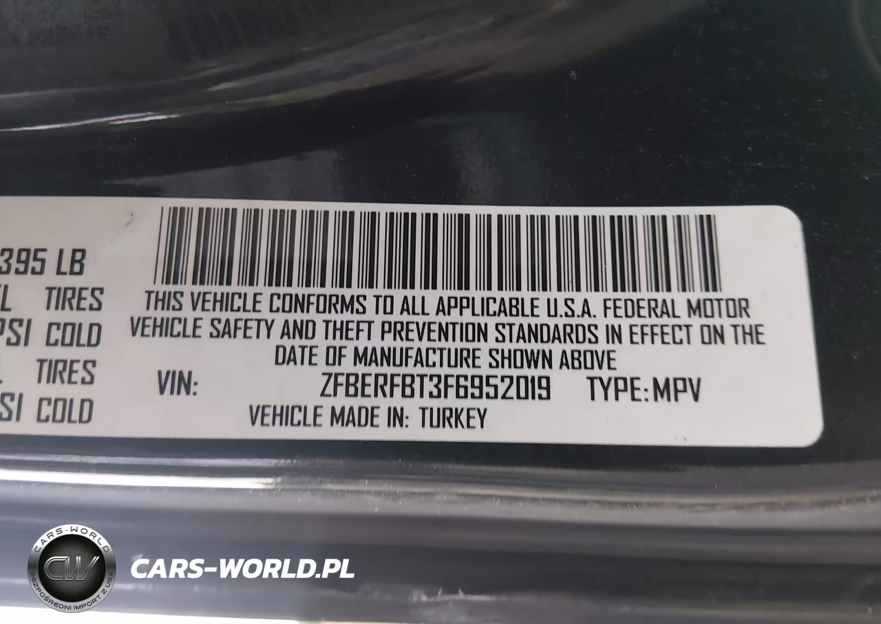 2015 Ram Promaster City Tradesman Slt VIN:ZFBERFBT3F6952019 - 9
