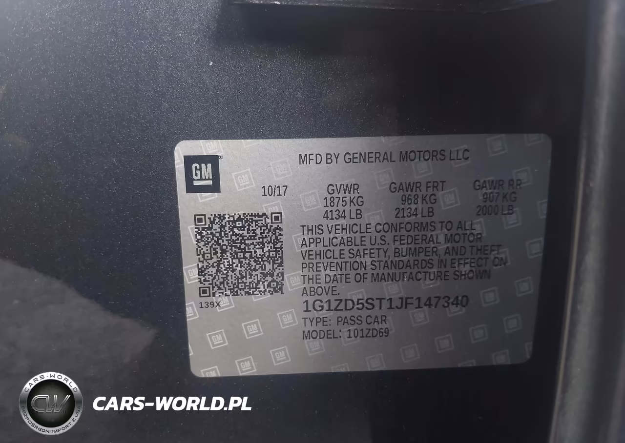 2018 Chevrolet Malibu Lt VIN:1G1ZD5ST1JF147340 - 9