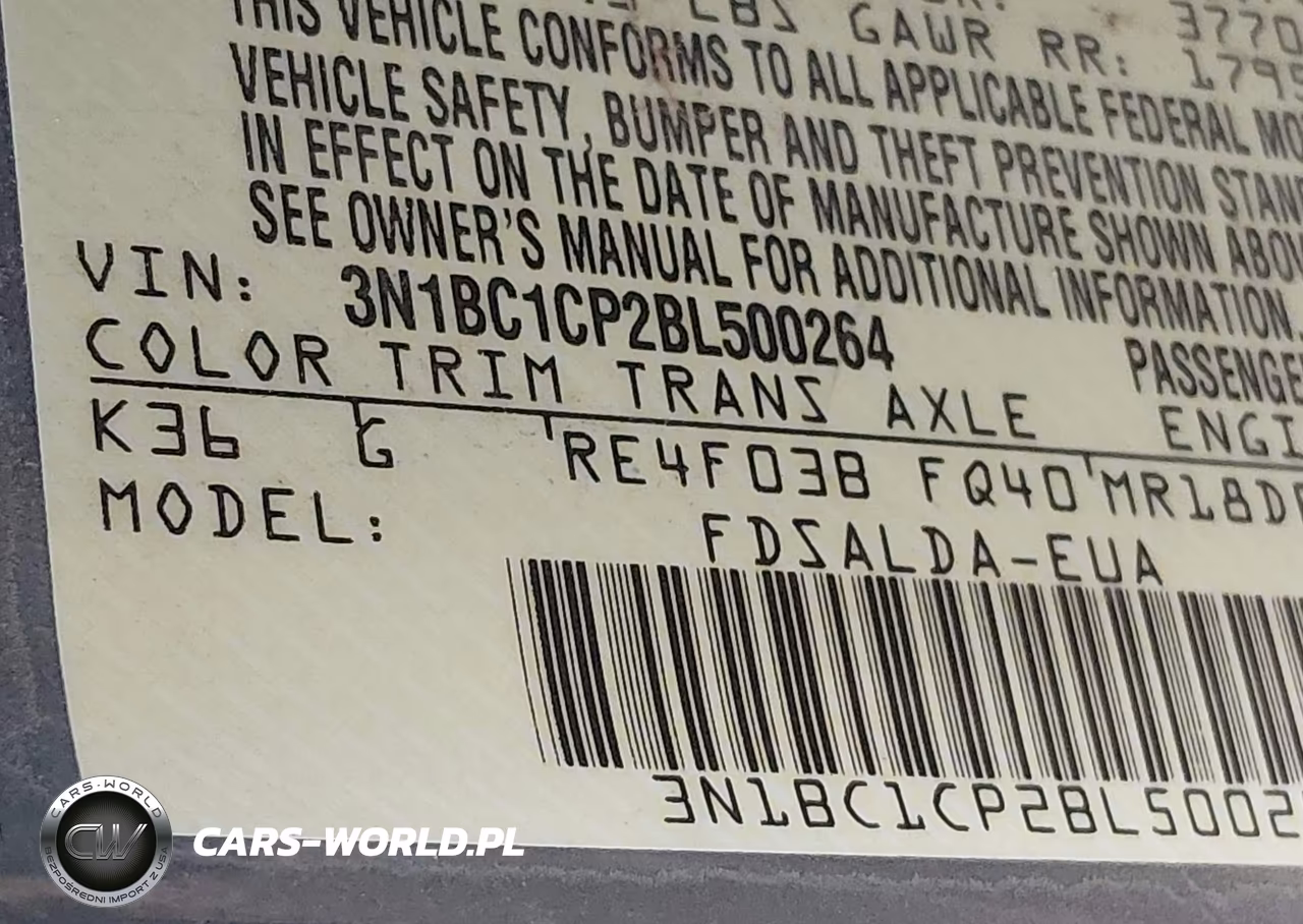 2011 Nissan Versa 1.8S VIN:3N1BC1CP2BL500264 - 9