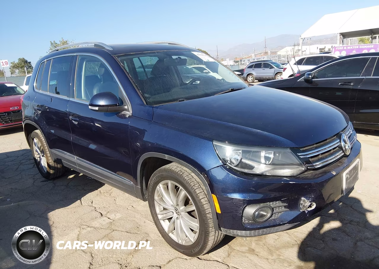 2012 Volkswagen Tiguan Se VIN:WVGAV7AXXCW576346 - 1
