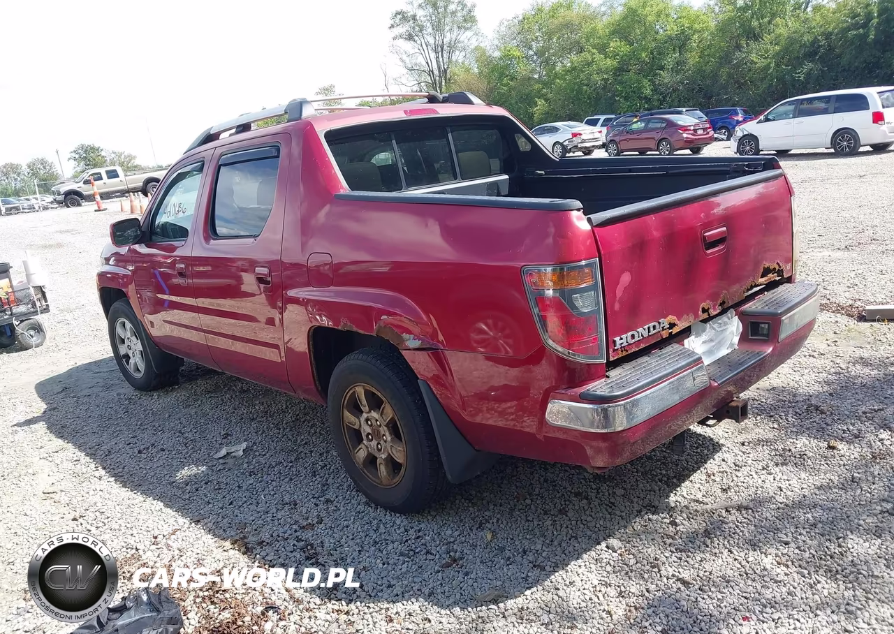 2006 Honda Ridgeline Rtl VIN:2HJYK165X6H504349 - 3