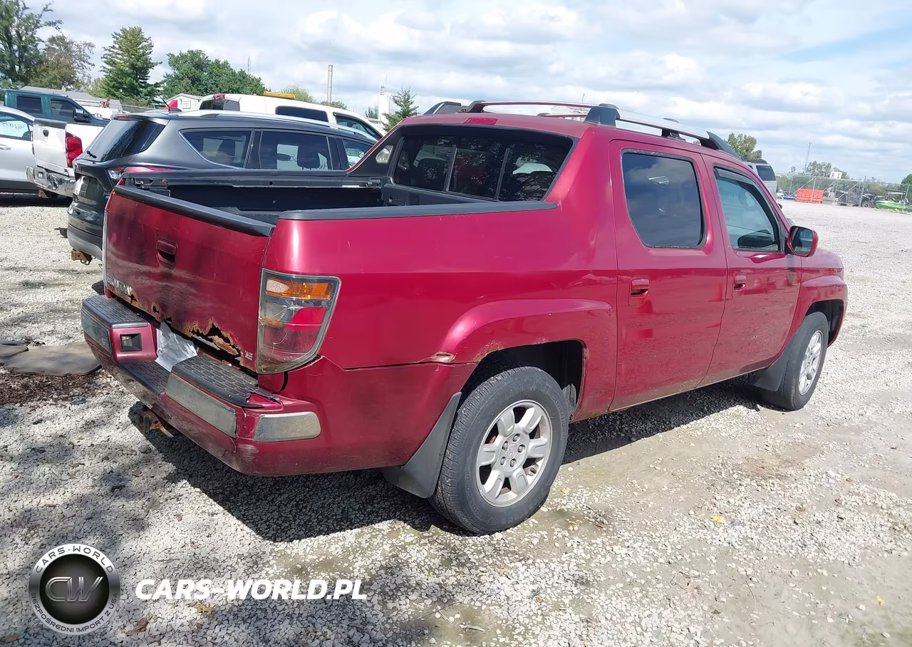 2006 Honda Ridgeline Rtl VIN:2HJYK165X6H504349 - 4