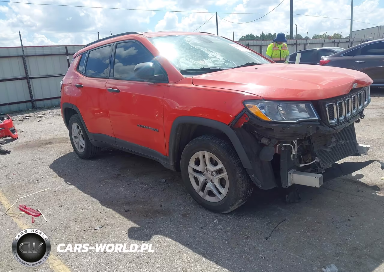 2018 Jeep Compass Sport Fwd VIN:3C4NJCAB9JT204515 - 1